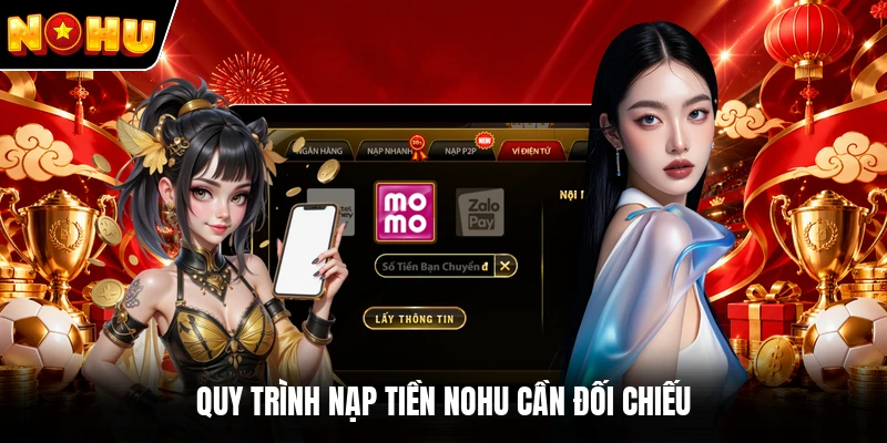 Quy trình nạp tiền NOHU cần đối chiếu