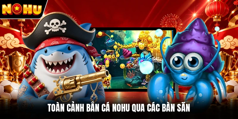Toàn cảnh bắn cá NOHU qua các bàn săn
